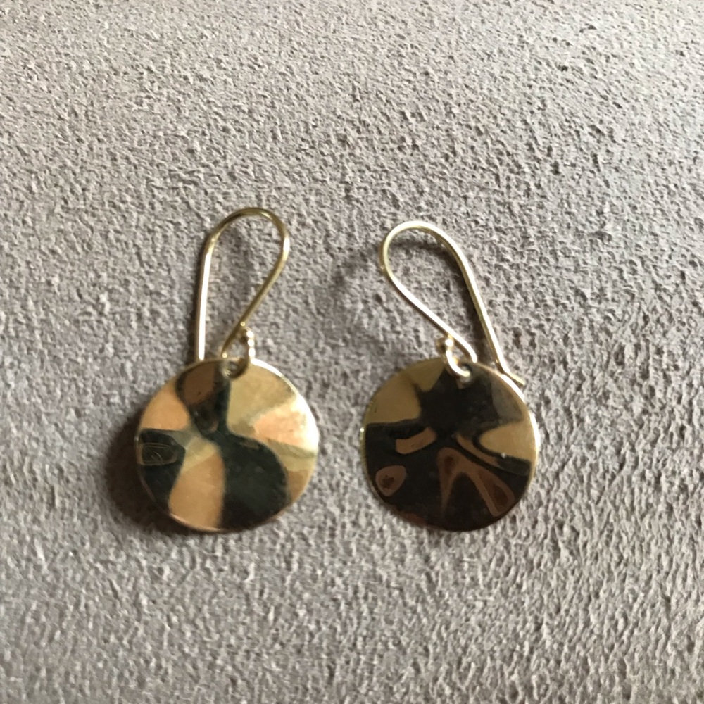 Ippolita disc drop earrings